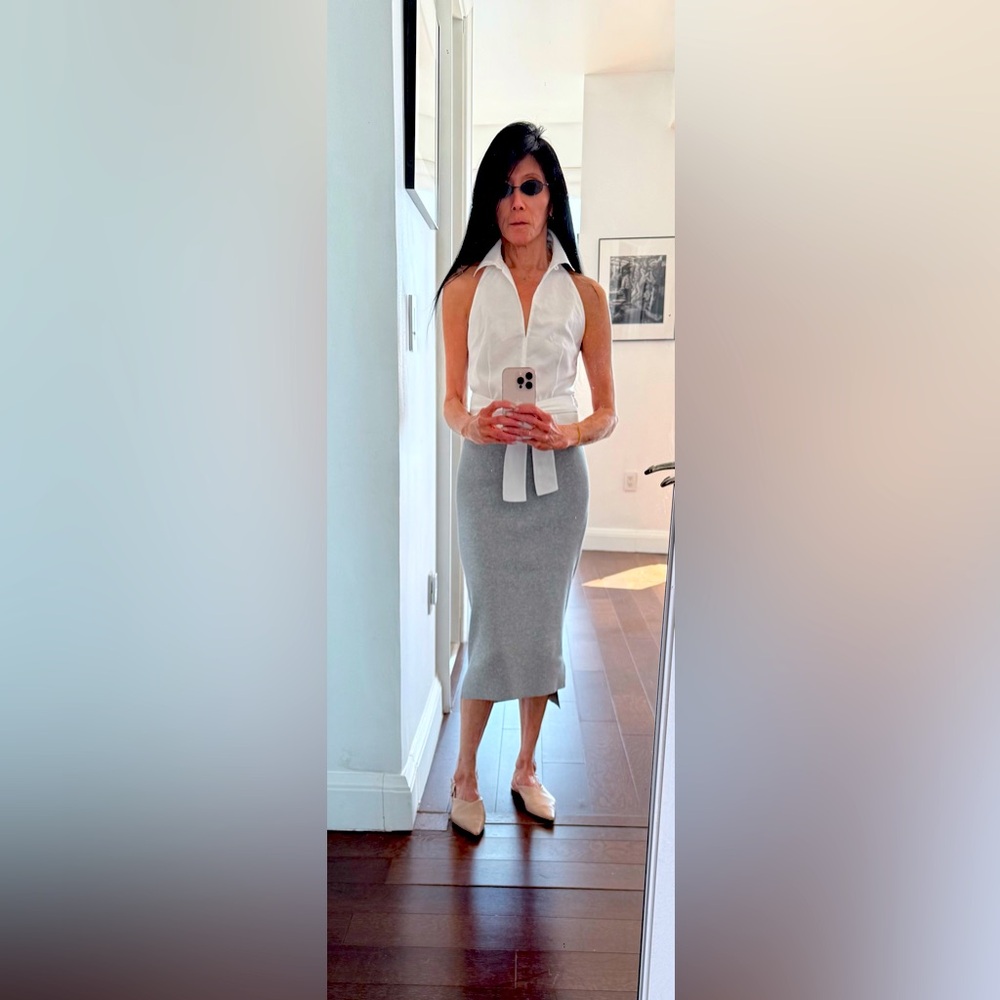 Shirt collar Halter top